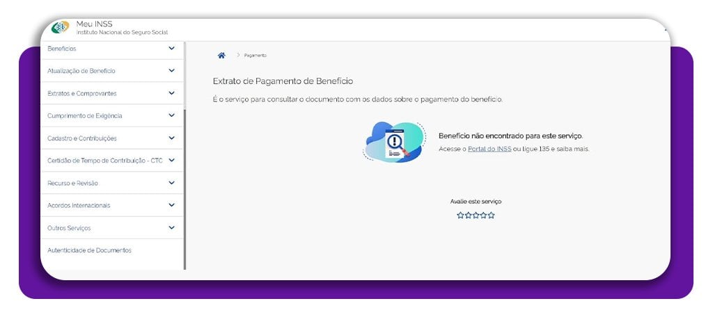 Consultar pagamentos do INSS