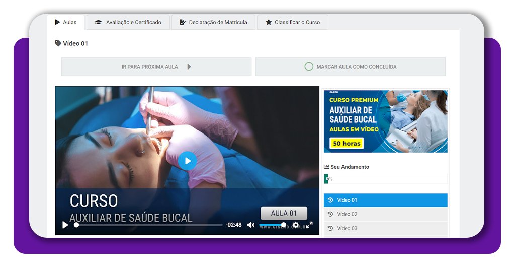 Curso de Auxiliar de Saúde Bucal gratuito
