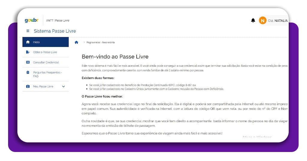 Passe Livre Municipal