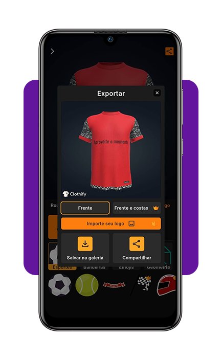 Aplicativo para criar roupas personalizadas
