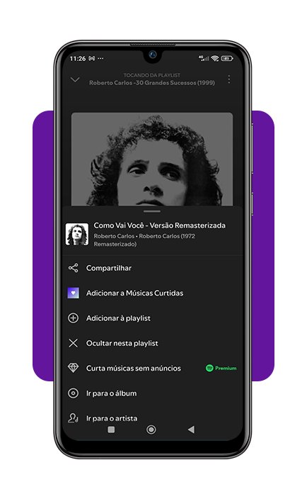 Ouvir músicas antigas no celular