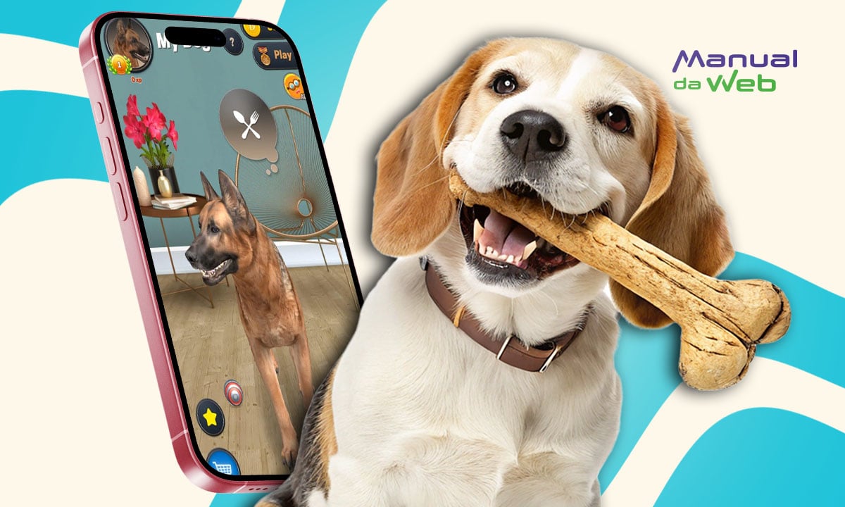 Saiba como ter um cachorro de estimação virtual para cuidar