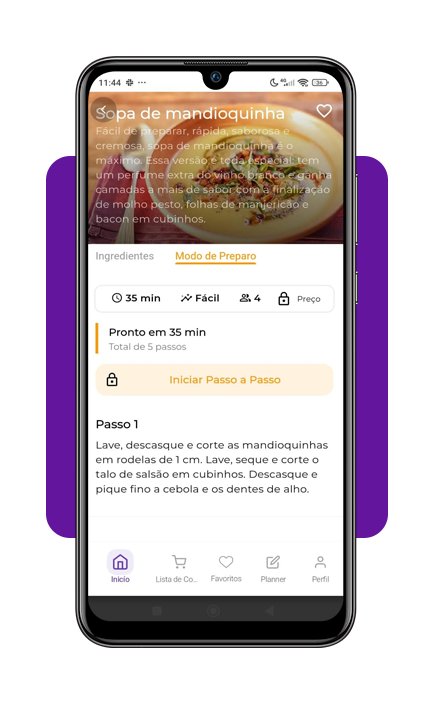 App de receitas de sopas