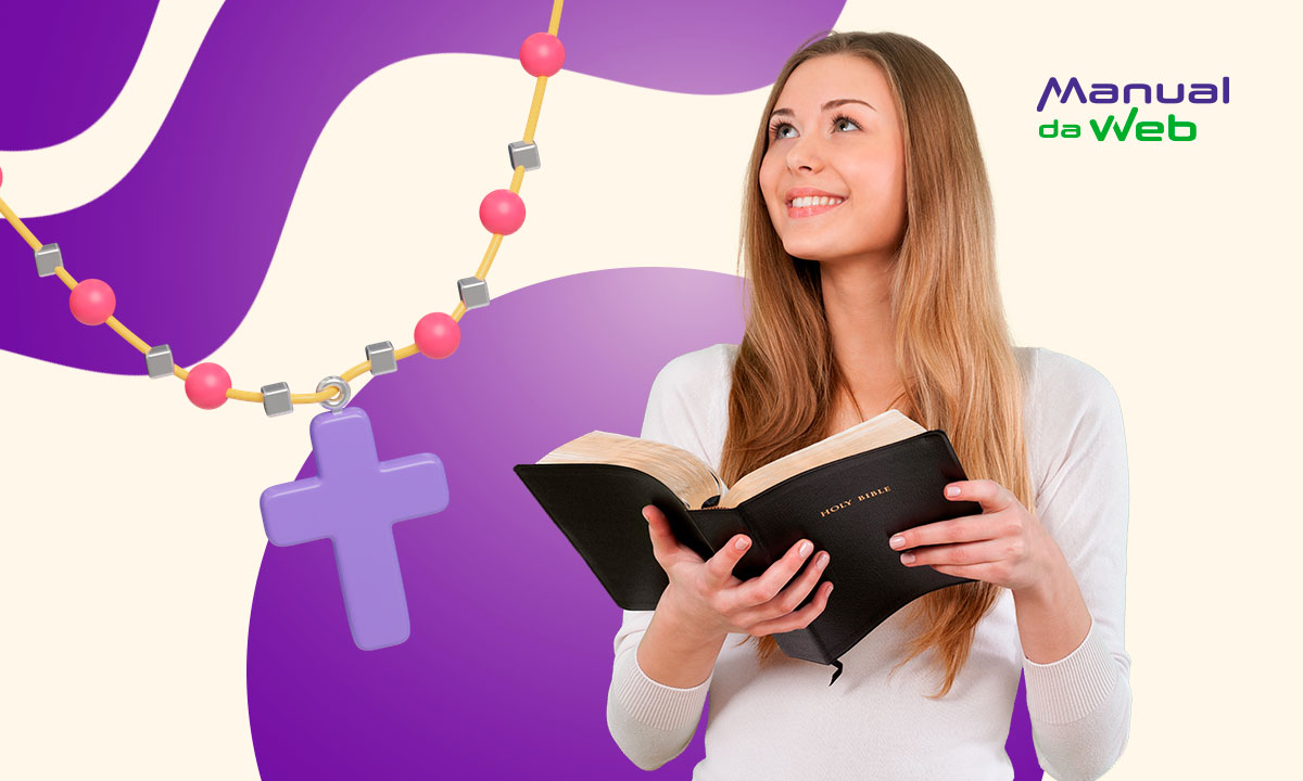 Baixe o aplicativo de Bíblia da mulher cristã grátis no seu smartphone