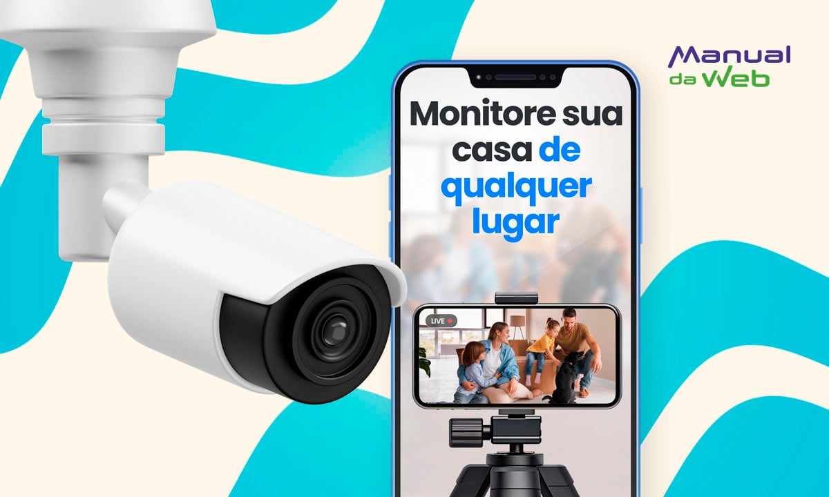 Câmera de vigilância para casa
