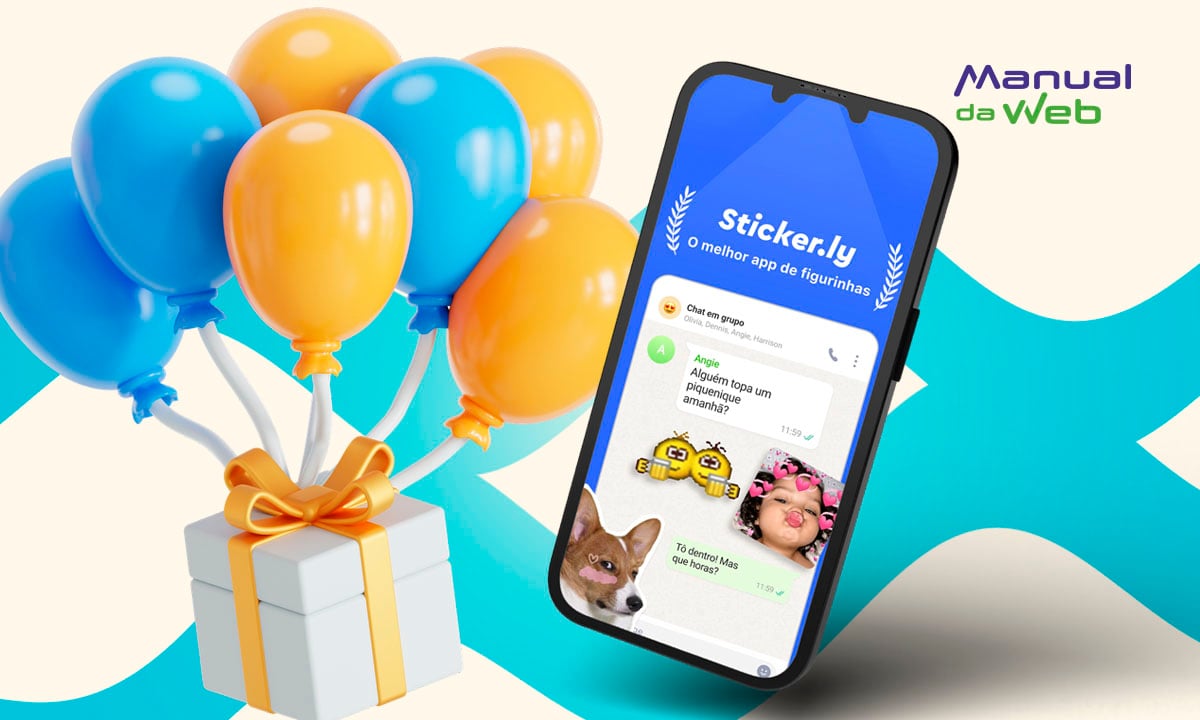 App para baixar figurinhas de Feliz Aniversário 100% grátis