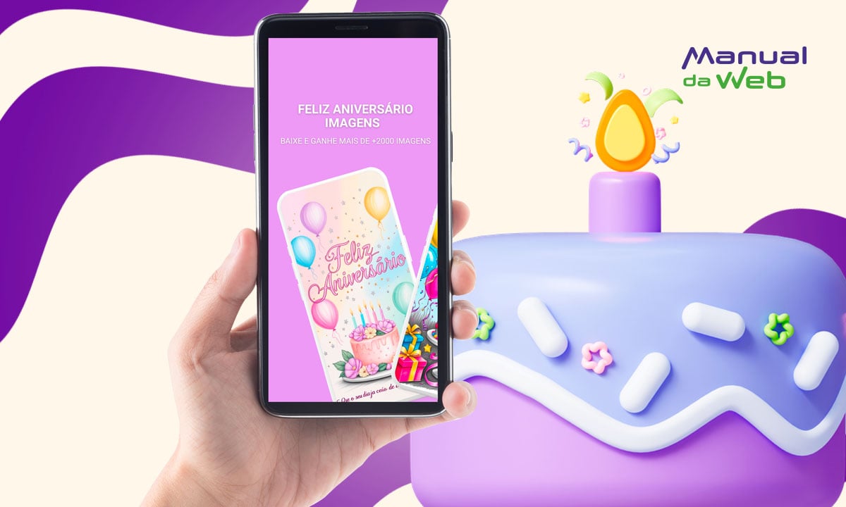 App com +2.000 imagens de Feliz Aniversário para enviar grátis