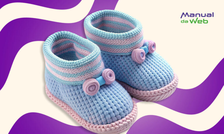 Fazer sapatinho de crochê para bebê