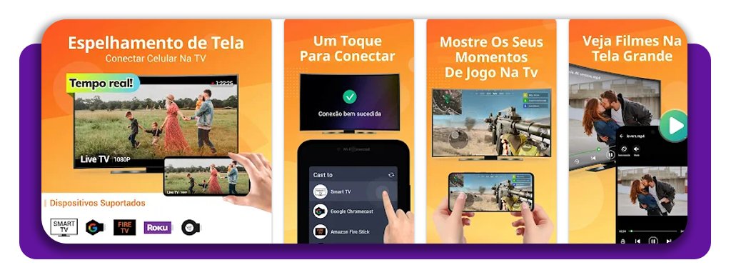 Aplicativo para conectar o celular na TV