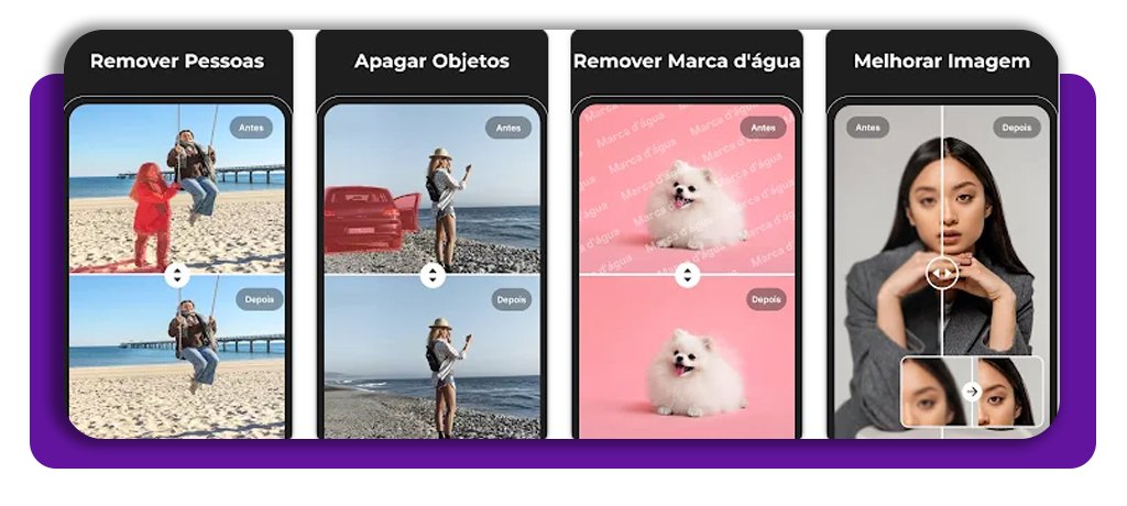 Como apagar objetos da foto