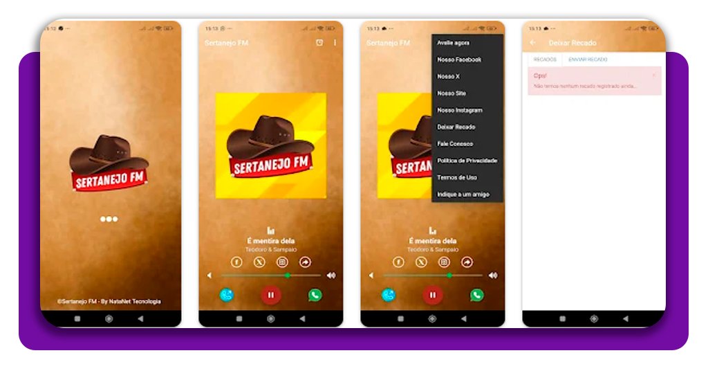 Música sertaneja online no celular