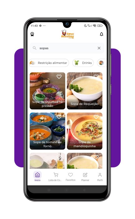 App de receitas de sopas