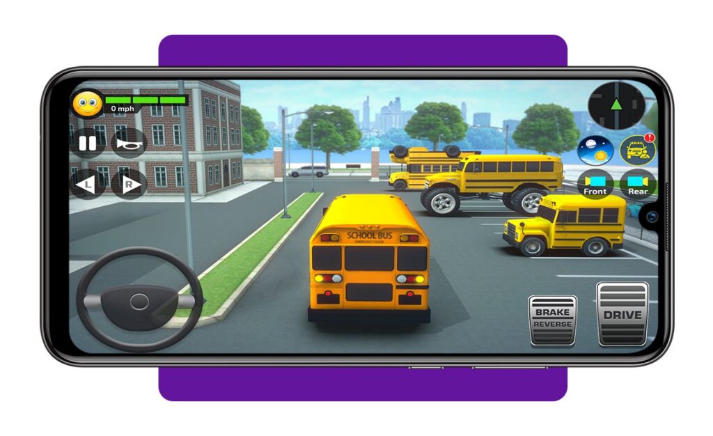 Simulador de ônibus escolar