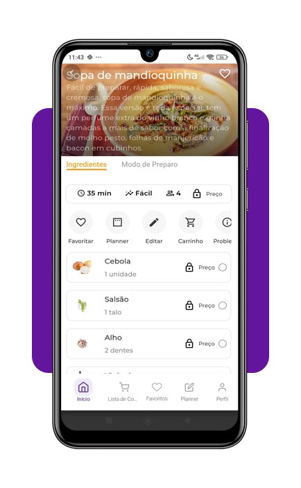 App de receitas de sopas