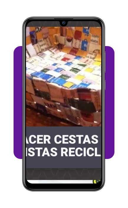 Artesanato com materiais reciclados