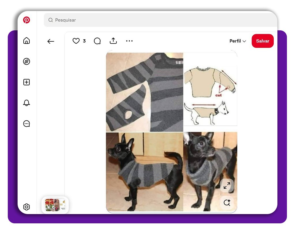 Fazer roupas de cachorro fácil