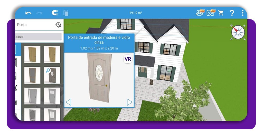 App para montar projeto de casa