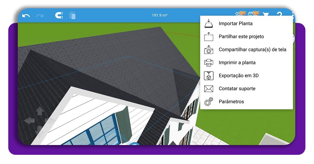 App para montar projeto de casa