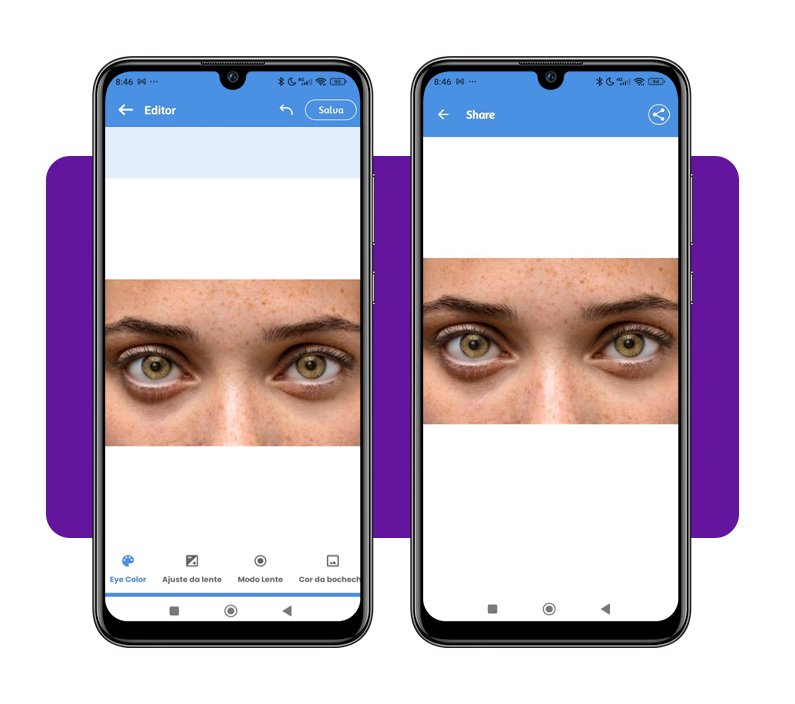Aplicativo para mudar a cor dos olhos
