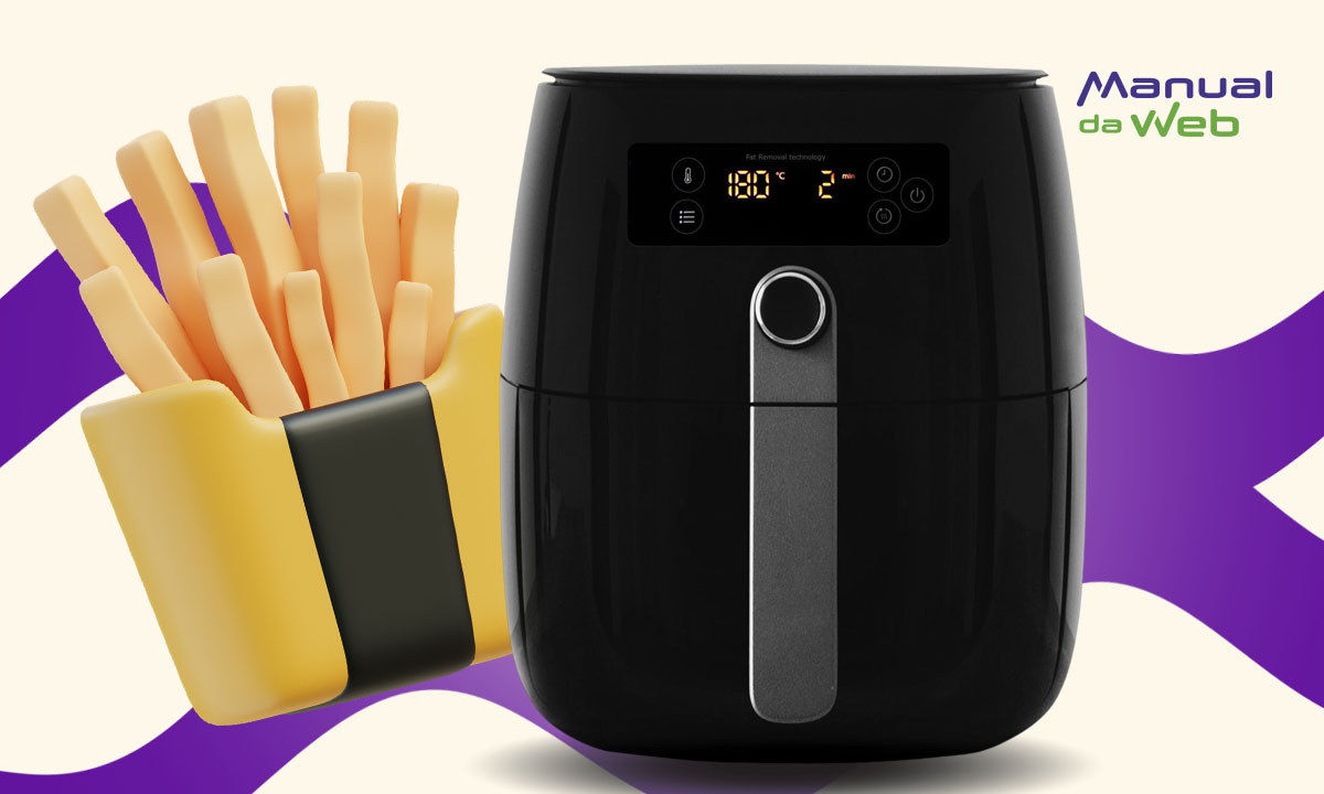 Baixe grátis o app com mais de 200 receitas na airfryer