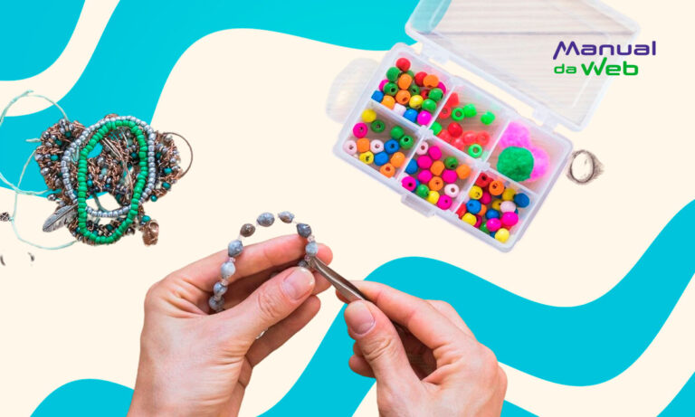 Bordado com miçangas