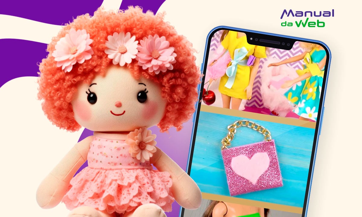 Aplicativo divertido para aprender a fazer roupa para boneca