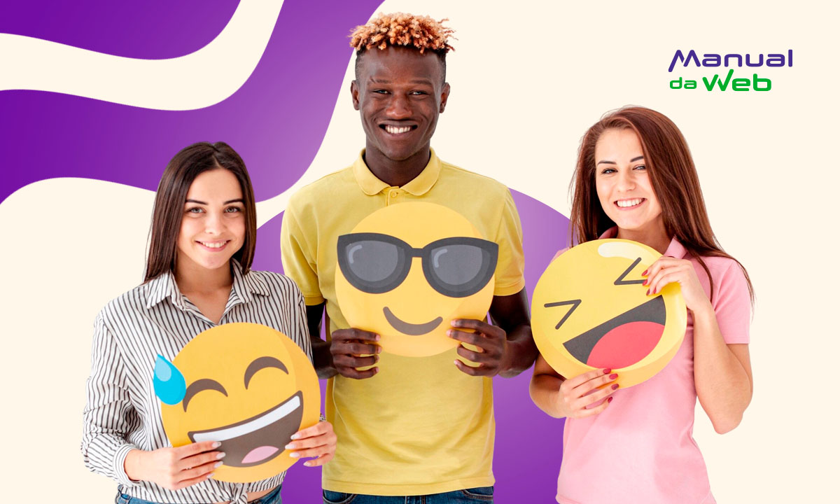 Aplicativo com +7.000 opções de figurinha de emoji 100% grátis