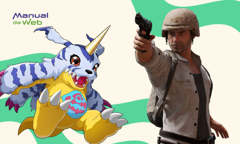 Parceria Free Fire e Digimon