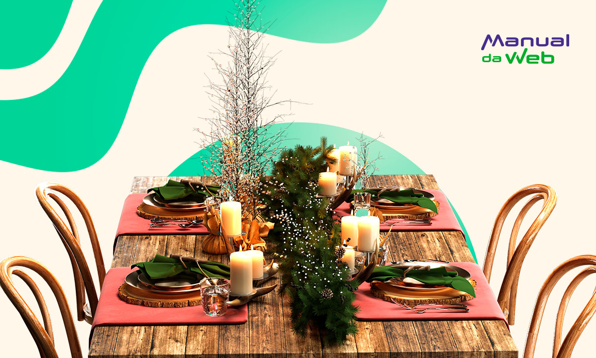 Mesa posta de Natal: aplicativo com mais de 500 ideias 9 Mesa posta de Natal: aplicativo com mais de 500 ideias