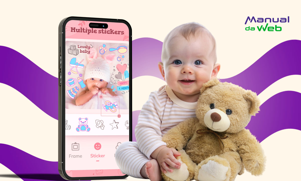 Faça as mais lindas montagens de foto de bebê grátis nesse app