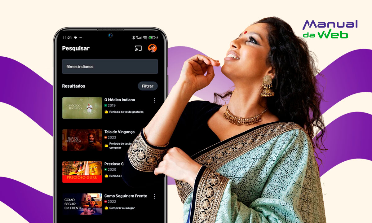 Aplicativo para assistir filmes indianos grátis no celular ou TV
