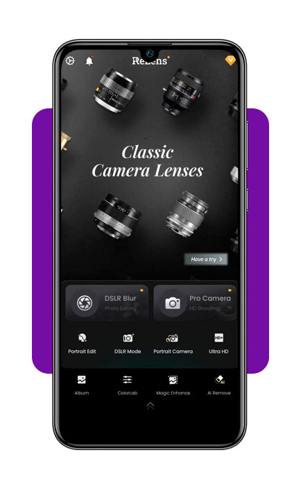 Tirar fotos com câmera profissional grátis