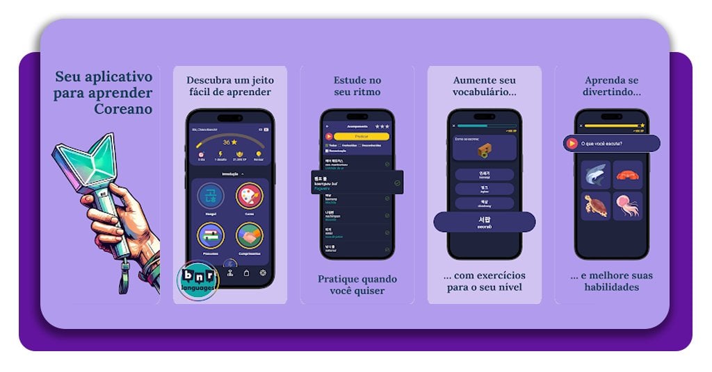 Melhor app gratuito para aprender o alfabeto coreano sozinho 2 Aprender o alfabeto coreano