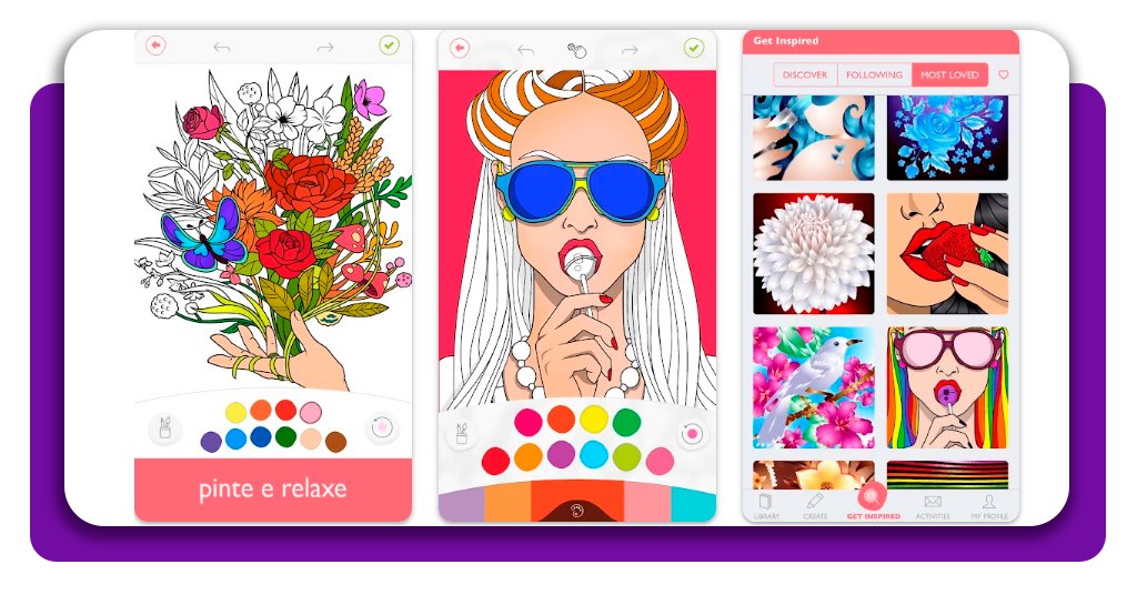 4 aplicativos para colorir de graça pelo seu smartphone 2 Aplicativos para colorir