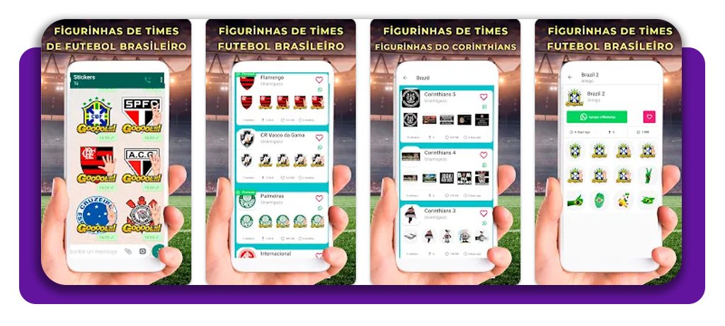 Aplicativo de figurinhas de futebol para baixar no WhatsApp 2 Aplicativo de figurinhas de futebol