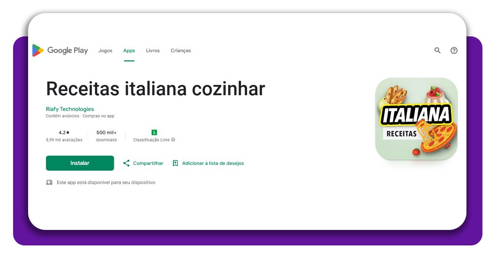 App de culinária italiana: aprenda receitas de massas e pizzas 2 Culinária italiana