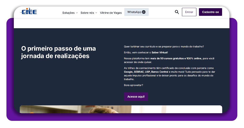 Cursos do CIEE para jovens