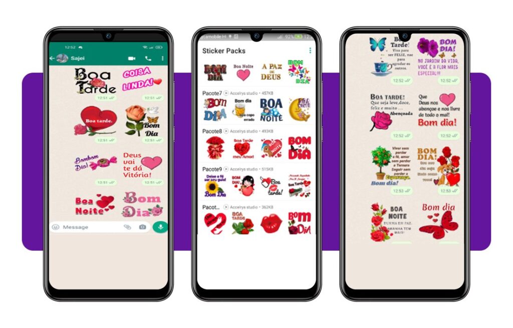 Baixe grátis mais de 600 figurinhas de bom dia no seu celular 2 Figurinhas de bom dia