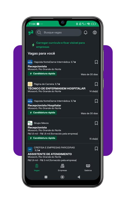 Aplicativo para pesquisar vagas e salário de recepcionista 2 Salário de recepcionista