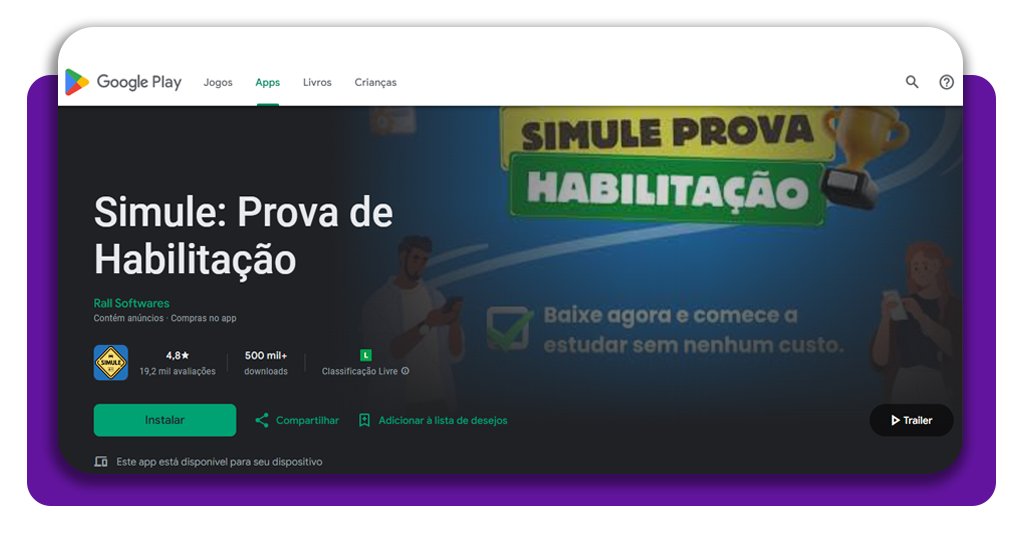 Aplicativo para fazer simulado da categoria B da CNH grátis online 2 Simulado da categoria B da CNH