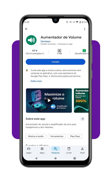 Aplicativo para aumentar o volume do fone de ouvido em 200% 2 Aumentar o volume do fone de ouvido