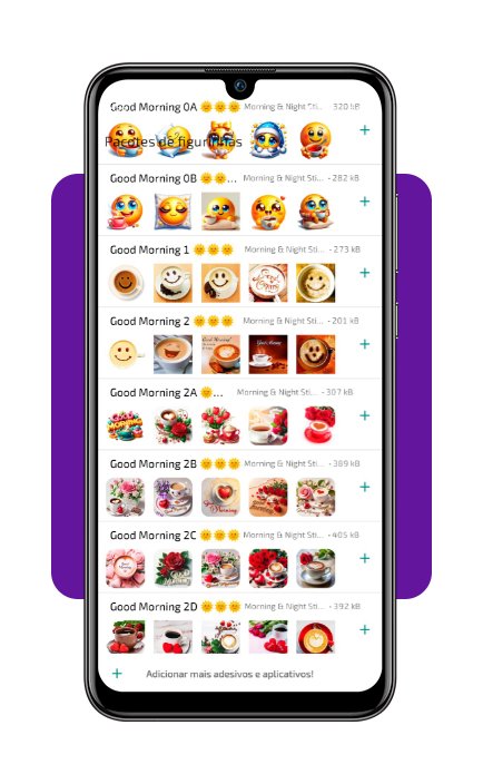 Lindas opções de figurinha de bom dia para WhatsApp (grátis) 3 Figurinha de bom dia para WhatsApp