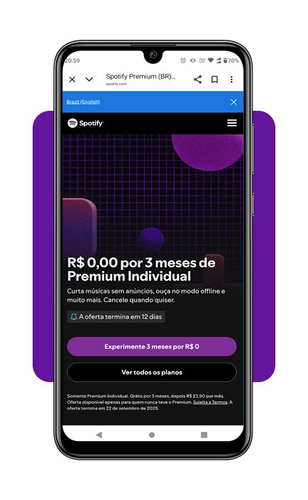 Escutar música no celular offline