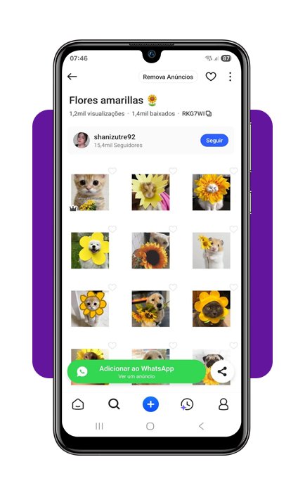 Figurinhas de flores: instale de graça mais de 1.000 figurinhas 3 Figurinhas de flores