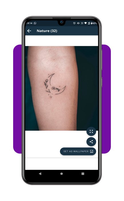 Aplicativo com ideias de tatuagem minimalista para tatuar 3 Tatuagem minimalista para tatuar