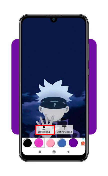 Como baixar lindos modelos de papel de parede de anime no celular 4 Papel de parede de anime