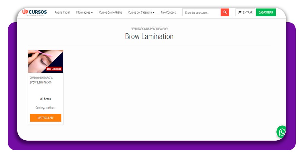 Curso de Brow Lamination