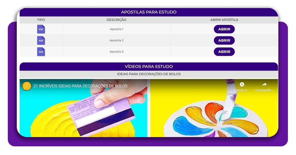 Curso de bolos decorados: faça sua matrícula grátis pelo celular 3 Curso de bolos decorados