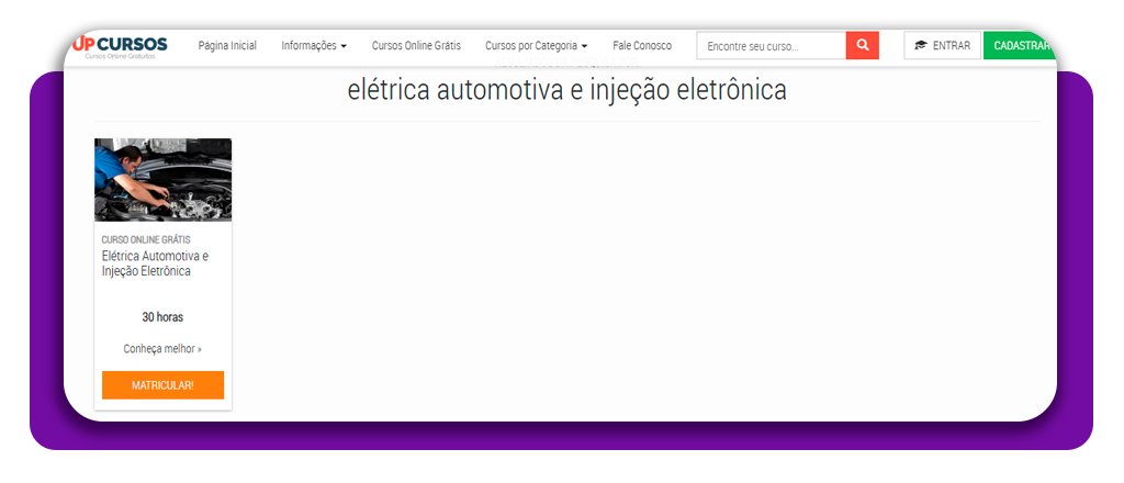 Curso gratuito de Injeção Eletrônica para carros: aulas 100% online 3 Injeção eletrônica para carros
