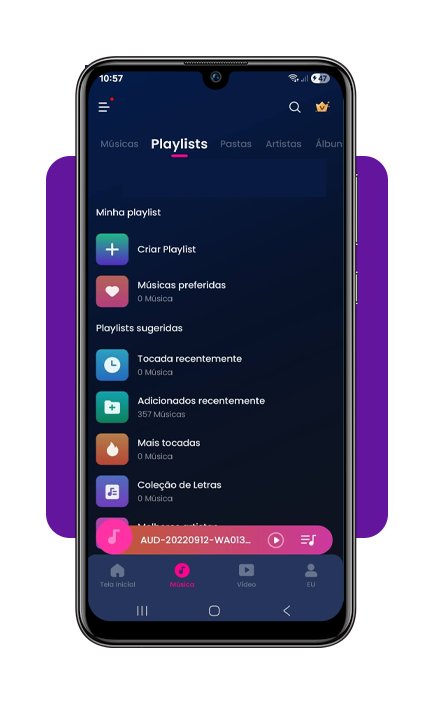 Reprodutor de música offline